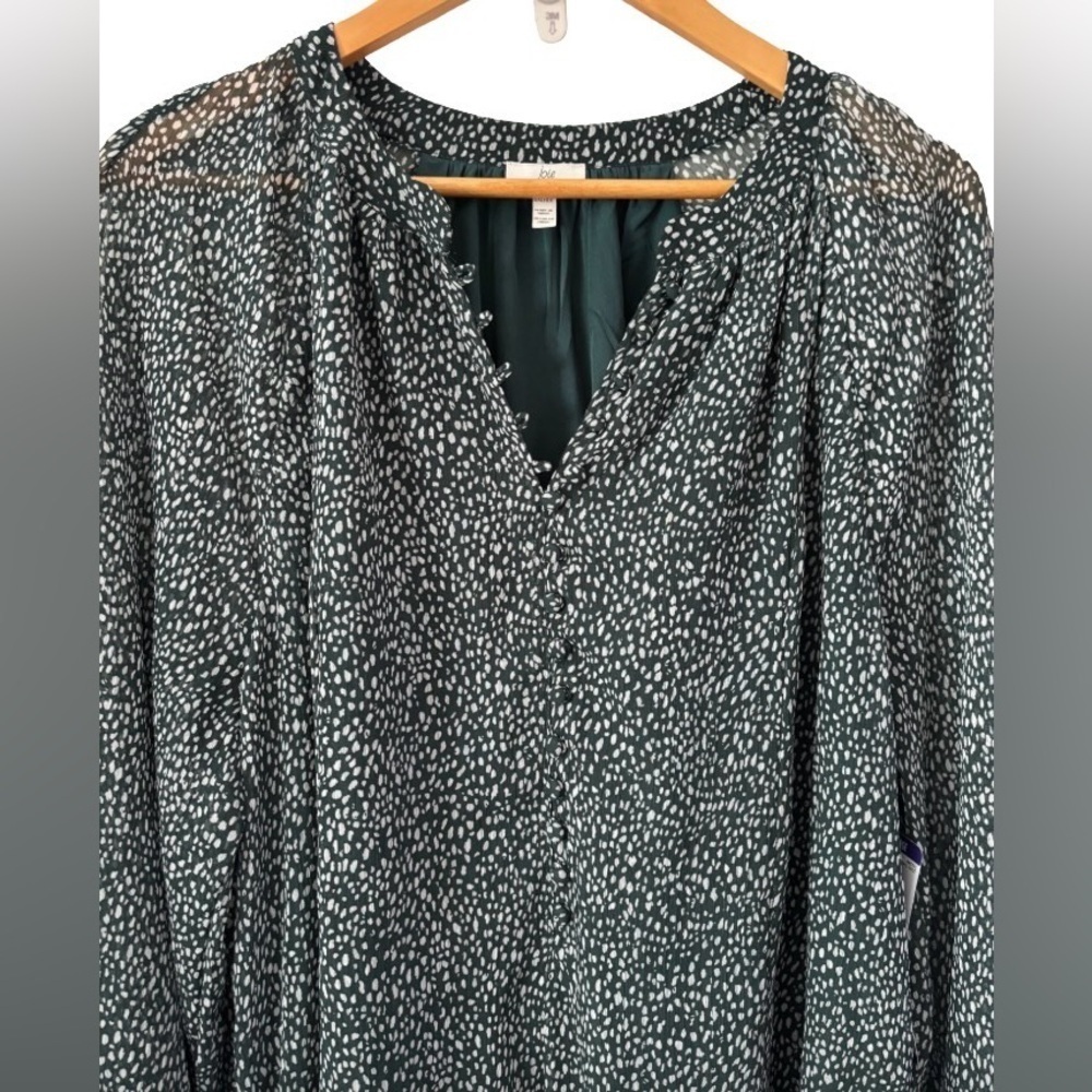Joie NWT Limited Edition Artic Animal Spot drss SZ XXL quiet luxury fairy - Picture 8 of 16